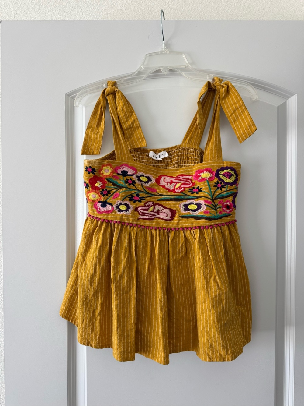 100% Cotton THML EMBROIDERED TOP SIZE S